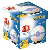 Ravensburger Bola de rompecabezas 3D Pokémon Bola Cura, Puzzle 
