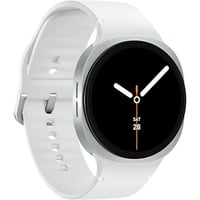 SAMSUNG Galaxy Watch 8 3,81 cm (1.5") AMOLED 44 mm Digital 480 x 480 Pixeles Pantalla táctil Plata Wifi GPS (satélite), SmartWatch plateado, 3,81 cm (1.5"), AMOLED, Pantalla táctil, 32 GB, GPS (satélite), 34 g