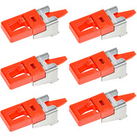SMARTKEEPER ESSENTIAL LAN Cable Grip, 6 piezas, Soporte rojo