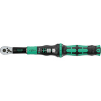 Wera Llave dinamométrica con trinquete reversible Click-Torque Lock A 5, Llave de torsión negro/Verde