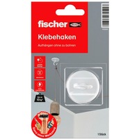 fischer GOW Ganchos adhesivos Multipack, 3 piezas blanco