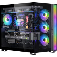 ALTERNATE Gaming-PC Window Edition • RTX 5080 • AMD Ryzen™ 7 7800X3D • 32 GB RAM negro/Transparente