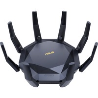 ASUS RT-AX89X AX6000 AiMesh router inalámbrico Ethernet Doble banda (2,4 GHz / 5 GHz) Negro negro/Dorado, Wi-Fi 6 (802.11ax), Doble banda (2,4 GHz / 5 GHz), Ethernet, 3G, Negro, Router de sobremesa