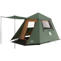 Coleman Tienda de cabina FastPitch Forest Lodge 4, Tienda de campaña verde oscuro/Beige