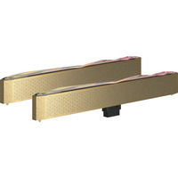 Corsair DOMINATOR TITANIUM Kit de accesorios Wave Oro, Chapa dorado