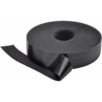 Digitus Cinta de velcro para cableado estructurado, rollo de 10 metros, Guía para cable negro