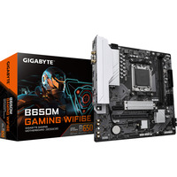 GIGABYTE B650M GAMING WIFI6E, Placa base negro/Plateado