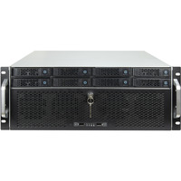 Inter-Tech IPC Storage 4U-4708, Servidor de vivienda negro