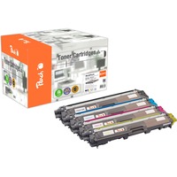 Peach 112154 cartucho de tóner 4 pieza(s) Compatible Negro, Cian, Magenta, Amarillo 2500 páginas, 4200 páginas, Negro, Cian, Magenta, Amarillo, 4 pieza(s)
