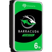 Seagate Barracuda 6TB disco duro interno 5400 RPM 256 MB 3.5" Serial ATA III, Unidad de disco duro 6 TB, 5400 RPM, 256 MB, 3.5", Serial ATA III