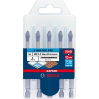 Bosch Broca para tejas HardCeramic HEX-9 EXPERT, Ø 6mm, Taladro 