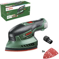 Bosch EasySander 12 Multilijadora 22000 RPM 22000 OPM, Lijadora múltiple verde/Negro, Multilijadora, Velcro, 22000 RPM, 11000 OPM, 22000 OPM, 1,2 mm