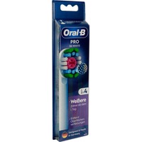 Braun 3D White 860960 4 pieza(s) Blanco, Cabezal de cepillo blanco, 4 pieza(s), Blanco, Oral-B, 60 mm, 18 mm, 220 mm