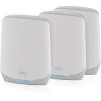Netgear Orbi RBK763S Tribanda (2,4 GHz/5 GHz/5 GHz) Wi-Fi 6 (802.11ax) Blanco 7 Interno, Enrutador de malla blanco, Blanco, Interno, Sistema de malla, 525 m², Tribanda (2,4 GHz/5 GHz/5 GHz), Wi-Fi 6 (802.11ax)