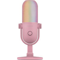 Razer Seiren V3 Chroma 32-Bit DSP Quartz, Micrófono rosa