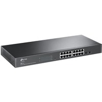 TP-Link Omada SG2218 switch Gestionado L2/L2+ Gigabit Ethernet (10/100/1000) 1U Negro, Interruptor/Conmutador negro, Gestionado, L2/L2+, Gigabit Ethernet (10/100/1000), Montaje en rack, 1U