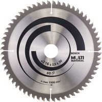 Bosch ‎2608640446 hoja de sierra circular 21,6 cm 1 pieza(s) Aluminio, 21,6 cm, Bosch, 520 g, 1 pieza(s)