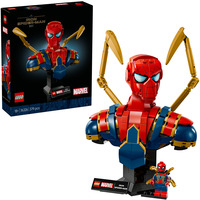 LEGO Busto de Iron Spider-Man, Juegos de construcción Juego de construcción, 18 año(s), Plástico, 379 pieza(s), 437 g