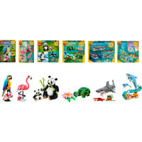 LEGO Paquete de Animales Salvajes Creator, Juegos de construcción 