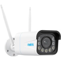 Reolink W430 Almohadilla Cámara de seguridad IP Exterior 3840 x 2160 Pixeles Pared, Cámara de vigilancia blanco/Negro, Cámara de seguridad IP, Exterior, Inalámbrico y alámbrico, Google Assistant, 450 lm, 6500 K