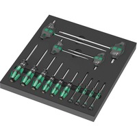 Wera Inserto de espuma Sechsrund HF juego de destornilladores 1, 14 piezas negro/Gris