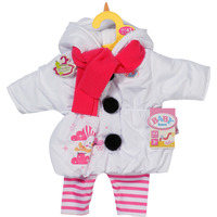 ZAPF Creation BABY born Snowman Costume 43cm, Accesorios para muñecas BABY born Snowman Costume 43cm, Disfraz para muñeca, 3 año(s)