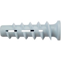 fischer Taco para hormigón celular Turbo FTP K 6, Pasador gris claro
