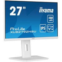 iiyama ProLite XUB2792HSU-W6 pantalla para PC 68,6 cm (27") 1920 x 1080 Pixeles Full HD LED Blanco, Monitor LED blanco (mate), 68,6 cm (27"), 1920 x 1080 Pixeles, Full HD, LED, 0,4 ms, Blanco