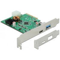DeLOCK 89001 tarjeta y adaptador de interfaz Interno PCIe, SFP+, Controlador USB PCIe, PCIe, SFP+, Perfil bajo, PCIe 3.0, Gris, PC