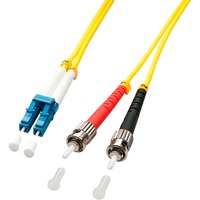 Lindy 2m LC/ST Cable de fibra óptica e InfiniBand Multicolor, Amarillo amarillo, 2 m, LC, ST