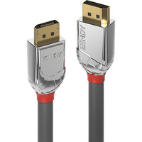 Lindy Cable DisplayPort 1.2, línea Cromo gris