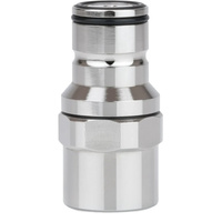 Thermal Grizzly DeltaMate Quick Disconnect, Conexión plateado brillante/Níquel