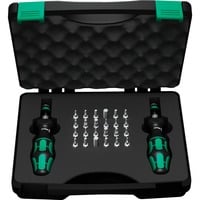 Wera Juego de destornilladores de torque Kraftform 0,3-3,0Nm negro/Verde