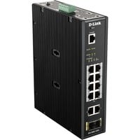 D-Link DIS-200G-12PS switch Gestionado L2 Gigabit Ethernet (10/100/1000) Energía sobre Ethernet (PoE) Negro, Interruptor/Conmutador Gestionado, L2, Gigabit Ethernet (10/100/1000), Energía sobre Ethernet (PoE), Montaje en rack, Montaje de pared