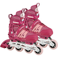 HUDORA 28453, Patines en línea rosa neón