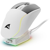 Sharkoon SKILLER SGM50W, Ratones para gaming blanco