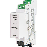 Shelly Pro 3EM 120A v2, Instrumento de medición blanco