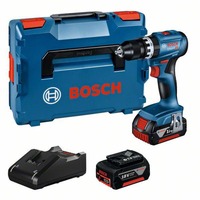 Bosch GSB 18V-45 1900 RPM Negro, Azul, Martillo atornillador azul/Negro, Destornillador eléctrico, Mango de pistola, Negro, Azul, 1900 RPM, 500 RPM, 27000 IPM