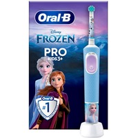 Braun Kids 8006540772409 cepillo eléctrico para dientes Niño Cepillo dental giratorio Multicolor, Cepillo de dientes eléctrico celeste/blanco, Niño, Cepillo dental giratorio, Cuidados diarios, Sensible, Multicolor, Alrededor, Batería