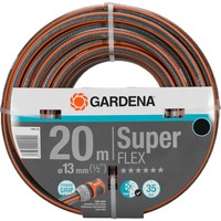 GARDENA Manguera de jardín Superflex 20M 1/2 gris/Naranja, 18093-20