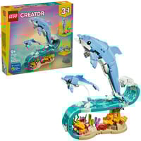 LEGO Creator 3 en 1 Animales marinos: Hermosos delfines, Juegos de construcción 