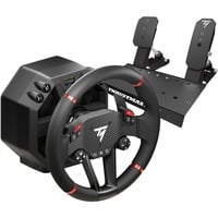 Thrustmaster T598 Negro, Rojo USB Volante + Pedales Analógico/Digital PC, PlayStation 4, PlayStation 5, Conjunto de simulador negro, Volante + Pedales, PC, PlayStation 4, PlayStation 5, Analógico/Digital, Accionamiento directo, Alámbrico, USB