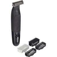 Braun Gillette Fusion One Hybrid Trimmer & Rasierer, Cortador de pelo negro
