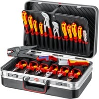 KNIPEX Maletín de herramientas "Vision24" Elektro, Kit de herramientas negro