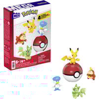Mattel Pokémon HPX92 juguete de construcción, Juegos de construcción Juego de construcción, 6 año(s), Plástico, 79 pieza(s), 172,4 g