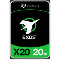 Seagate Enterprise Exos X20 disco duro interno 20 TB 7200 RPM 3.5" Serial ATA III, Unidad de disco duro 20 TB, 7200 RPM, 3.5", Serial ATA III, Minorista