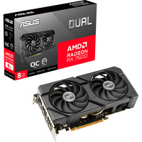 ASUS Radeon RX 7600 DUAL EVO OC, Tarjeta gráfica negro