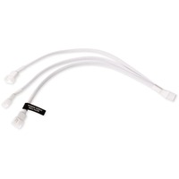 Alphacool Divisor de cable en Y 4 pines a 3x 4 pines PWM, 30 cm, Cable Y blanco