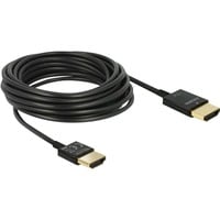 DeLOCK Cable HDMI A macho > HDMI A macho High Speed 3D 4K Activo Slim negro