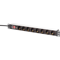Digitus DN-95436, Regleta negro/Aluminio